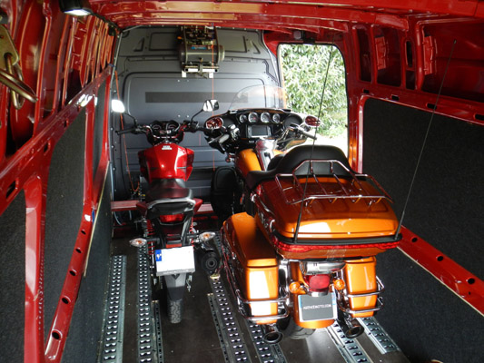 Camion transport 2 motos
